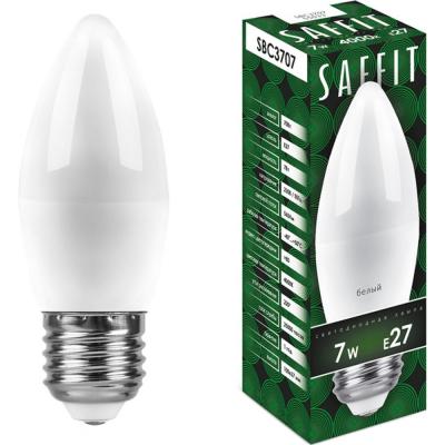 LED лампа C37/07W/4000/E27, SAFFIT /55033/