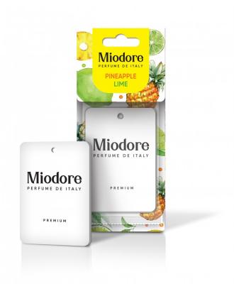 Ароматизатор картонный MIODORE (АНАНАС-ЛАЙМ)