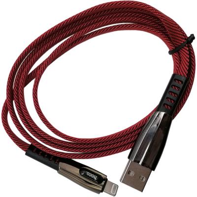 Кабель USB - Lightning 8pin, 1,2м, HOCO U70 Splendor, красный