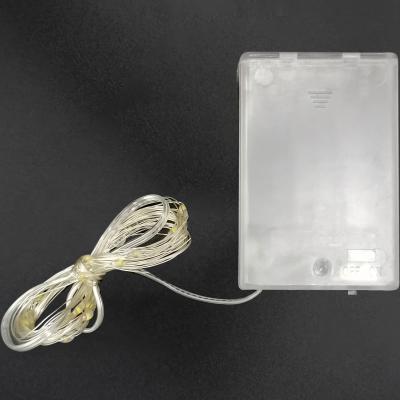 Гирлянда провол. 3м,30LED, т.бел. (3*AA) ELY-75-13