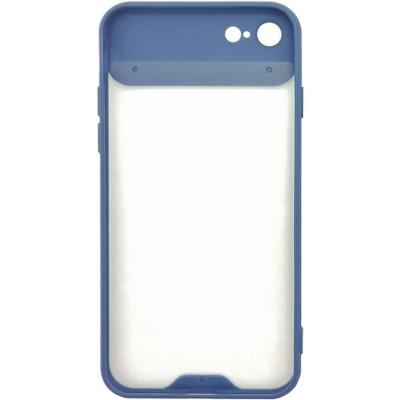 Чехол-накладка со слайд-камерой iPhone 7/8/SE2, More choice SLIDE (Dark Blue)