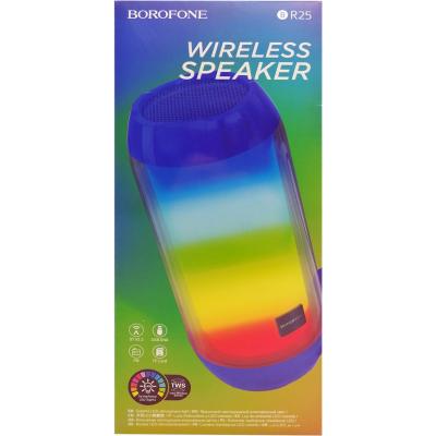 Активная колонка BOROFONE BR25 (FM/AUX/USB/microSD/BT/TWS), синий***