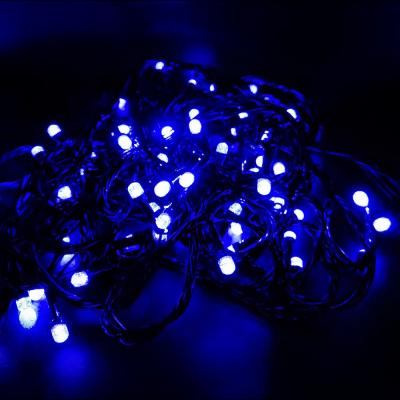 Гирлянда нитевая уличная, 10м, 70LED, 8mm син. Ч.П. LX-266