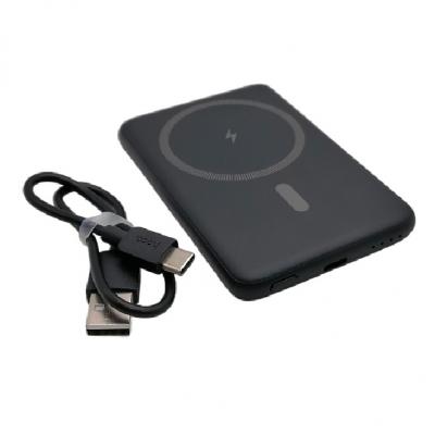Портативный аккумулятор 5000 мАч, HOCO J140A Tony, 1xUSB-C, беспр. зарядка, черный**