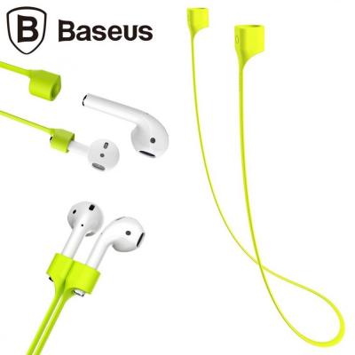 Держатель Baseus Strap для наушников Apple AirPods, зеленый