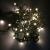 Гирлянда рисинка, 5м, 100LED, теплый белый, черный провод 