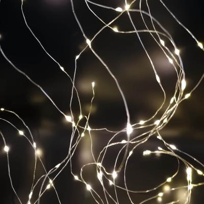 Гирлянда дождь проволочная, 2,0м/1,8м, LED, т.бел. LX-19-17
