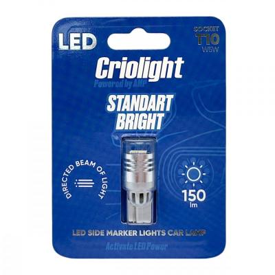LED лампа AMP/Criolight StandartBright T10, шт