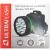 Фонарь налобный Ultraflash "Т" 909LED7 (пласт,7LED,3хR6) черн/зел.полоса