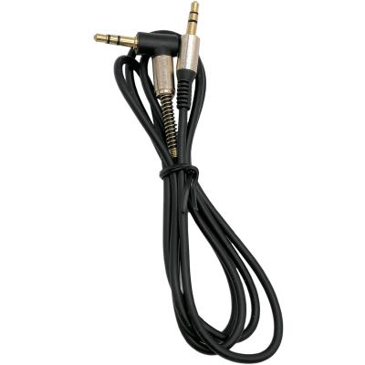 Jack 3,5mm - Jack 3,5mm 1,0м stereo Belsis BS3010, угловой, черный