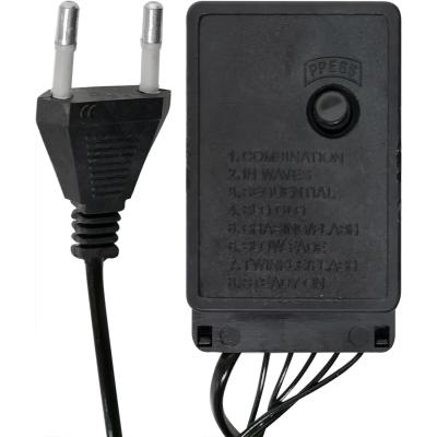Гирлянда нитевая, 100м, 500LED, т.бел. пуля, Ч.П. LX-76