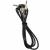 Jack 3,5mm - Jack 3,5mm 1,0м stereo Belsis BS3010, угловой, черный
