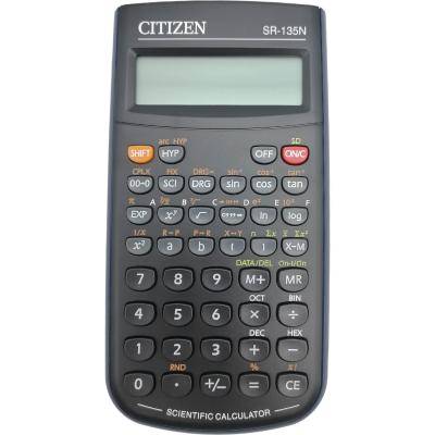 Калькулятор CITIZEN SR-135N 8+2-разр., научный, черный