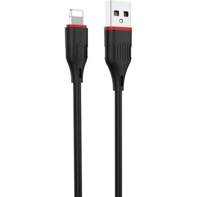 Кабель USB - Lightning 8pin, 1,0м, BOROFONE BX17, черный