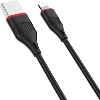 Кабель USB - Lightning 8pin, 1,0м, BOROFONE BX17, черный