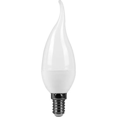 LED лампа Свеча на ветру мат. C37Can/9,5W/3000/E14, Smartbuy**