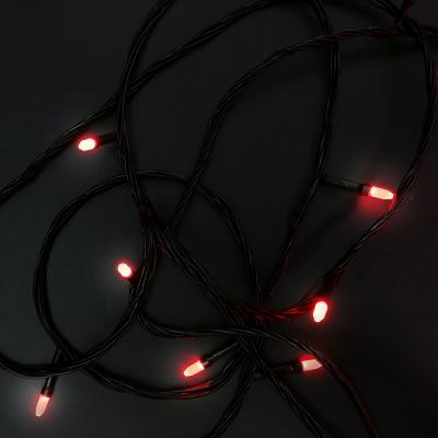 Гирлянда нитевая, 100м, 500LED, красн. пуля, Ч.П. LX-71