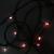 Гирлянда нитевая, 100м, 500LED, красн. пуля, Ч.П. LX-71