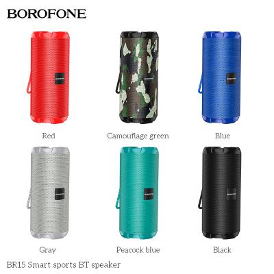Активная колонка BOROFONE BR15 (FM/AUX/USB/microSD/BT/TWS), синий***