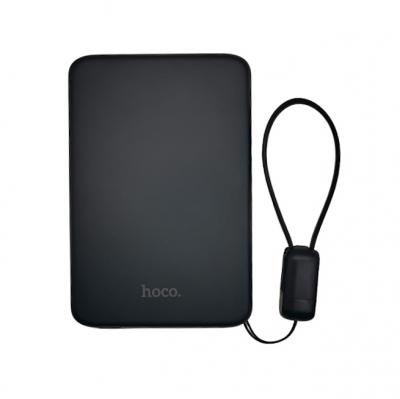 Портативный аккумулятор 5000 мАч, HOCO J140, 1xUSB-C с кабелем, черный