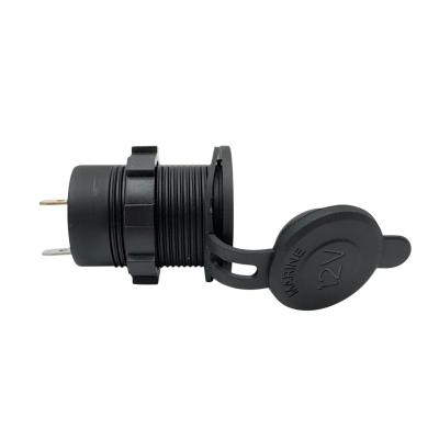 Гнездо прикуривателя 12-24V, зеленая подсветка, CH22/AC16