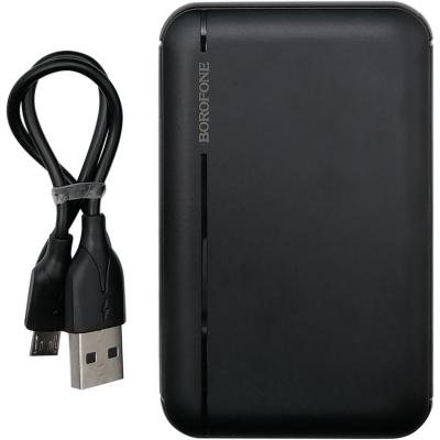 Портативный аккумулятор 5000 мАч, BOROFONE BJ34 Creed, 2xUSB, черный