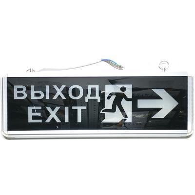 Светильник аккумуляторный EL55 вывеска "Выход >>>" /32551/ 