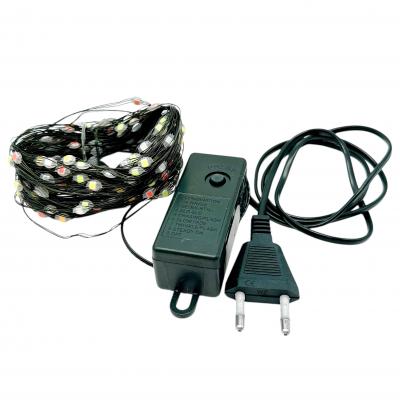 Гирлянда провол. 20м, 200LED РОСА RGB LX-609
