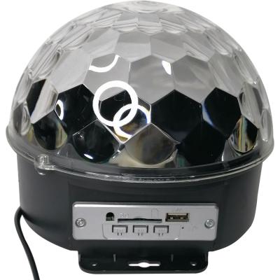 Диско шар MP3 MAGIC BALL 6color,2*3W,USB,SD,ПДУ,датчик звука) /20 /кит/
