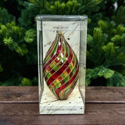 Игрушка ёлочная, 1шт. ...см. Винтажный узор 2 /ФУП4-2580