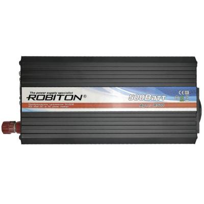 Преобразователь  500W, 24/220 ROBITON R500/24V с USB /13202/