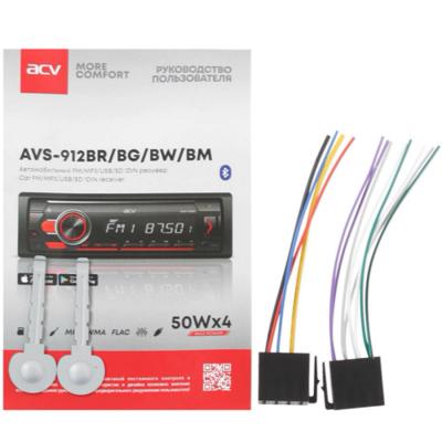 Автомагнитола ACV AVS-912BM Bluetooth/RGB/USB/SD/FM