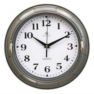 Часы настенные Atlantis TLD-6356 серый