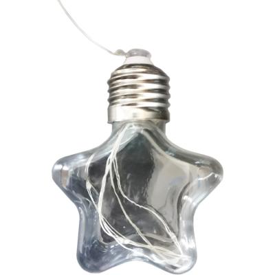 Гирлянда бахрома, 3м, 10LED, ЗВЕЗДЫ, син. HL-41