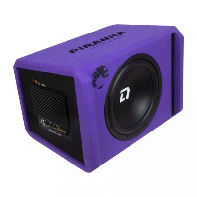 Автосабвуфер DL Audio Piranha 12A пурпурный (активный), 300Вт/800Вт***