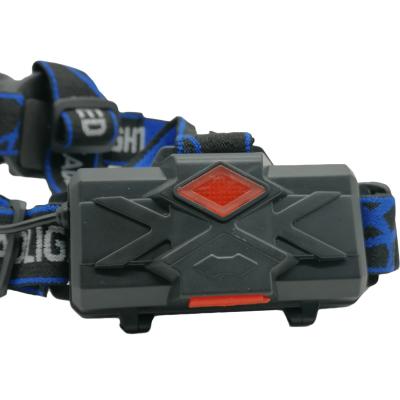Фонарь налобный Bailong BL-T07-T6, 3 режима, ZOOM, 2*18650, кабель microUSB