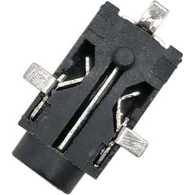 Гнездо питания 2,5/0,7мм, SMD, на корпус