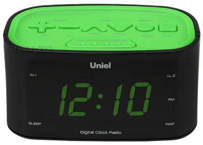 Часы Uniel UTR-33GGK, зеленый/черный***