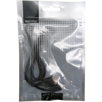 Кабель USB - Lightning 8pin, 1,0м, Smartbuy, до 1А, черный (iK-510ch)***