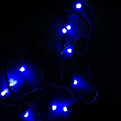 Гирлянда нитевая уличная,100м, 480LED, 8мм син. Ч.П. LX-287
