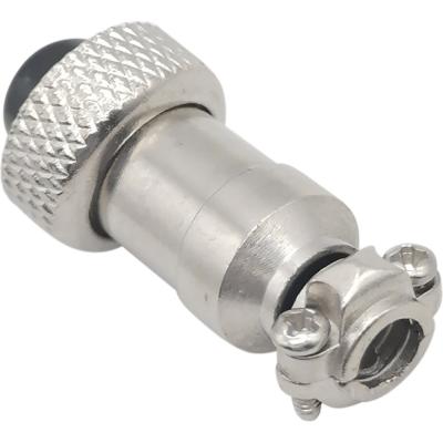 MIC12 (GX12) гнездо 4pin, на кабель (5А, 125В) /453404/