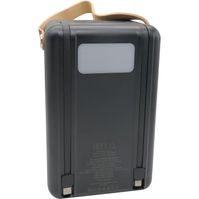 Портативный аккумулятор 80000 мАч, Perfeo PRODIGE, PD+QC3.0, 2USB, черный***