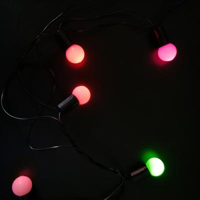 Гирлянда нитевая, 3м, 28LED, RGB, ШАРЫ, Ч.П. LX-3-15