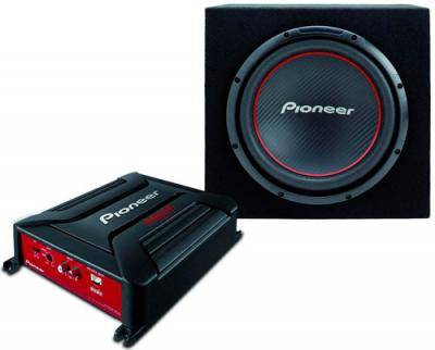 Автосабвуферный комплект PIONEER GXT-3604B-RU-SET, 300Вт/1300Вт