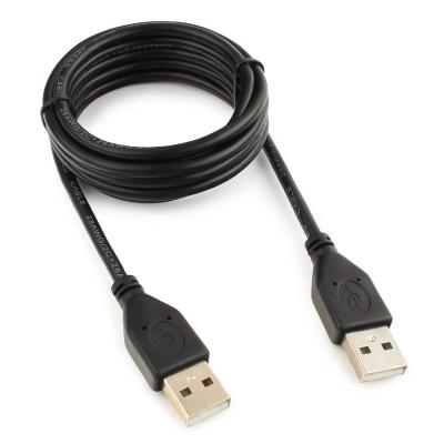 USBшт-USBшт, 1,8м, USB2.0, Pro Cablexpert CCP-USB2-AMAM-6, AM/AM, черный