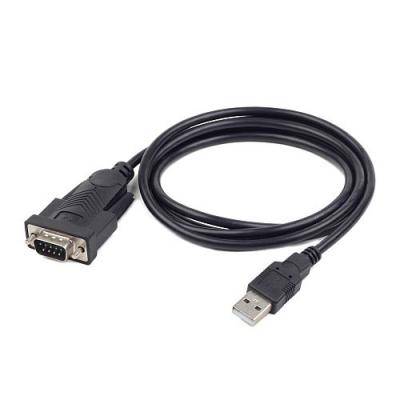 Конвертер USB->SERIAL Gembird AM/DB9M-02, 1,5м, черный