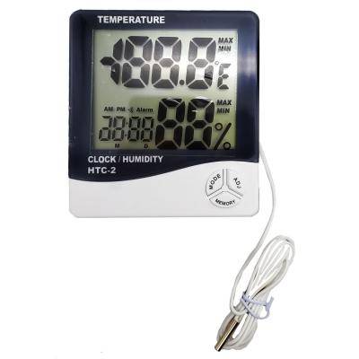 Термометр-гигрометр Орбита OT-HOM12(HTC-2) (часы,будильник) с выносным датчиком