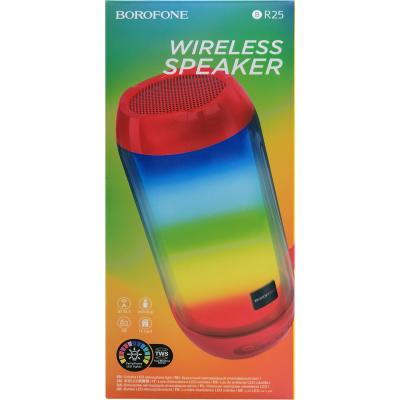 Активная колонка BOROFONE BR25 (FM/AUX/USB/microSD/BT/TWS), красный***