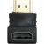 Переходник гн.HDMI - шт.HDMI угловой (A111)