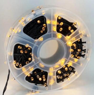 Гирлянда катушка, 100м, 480LED, 5mm, граненый, т.бел. LX-125
